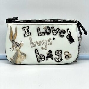 BRACCIALINI Bugs Bunny I Love Bugs TM and Warner Brothers white mini bag